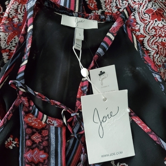 NEW Joie Silk Blouse Imprimee - Picture 3 of 4